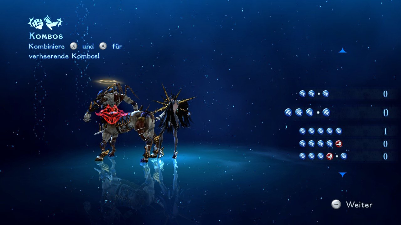Spielszene aus Bayonetta