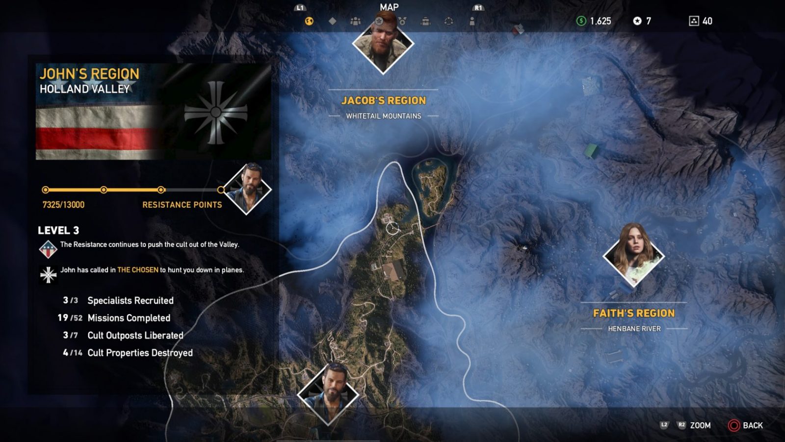 Far Cry 5 im Test – Willkommen in Hope County, Montana 4 Far Cry 5 Map