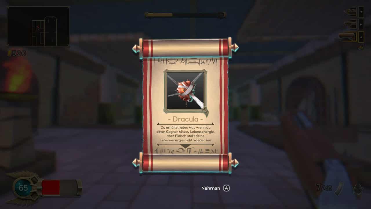 Immortal Redneck: Waffen und Schriftrollen in der Pyramide