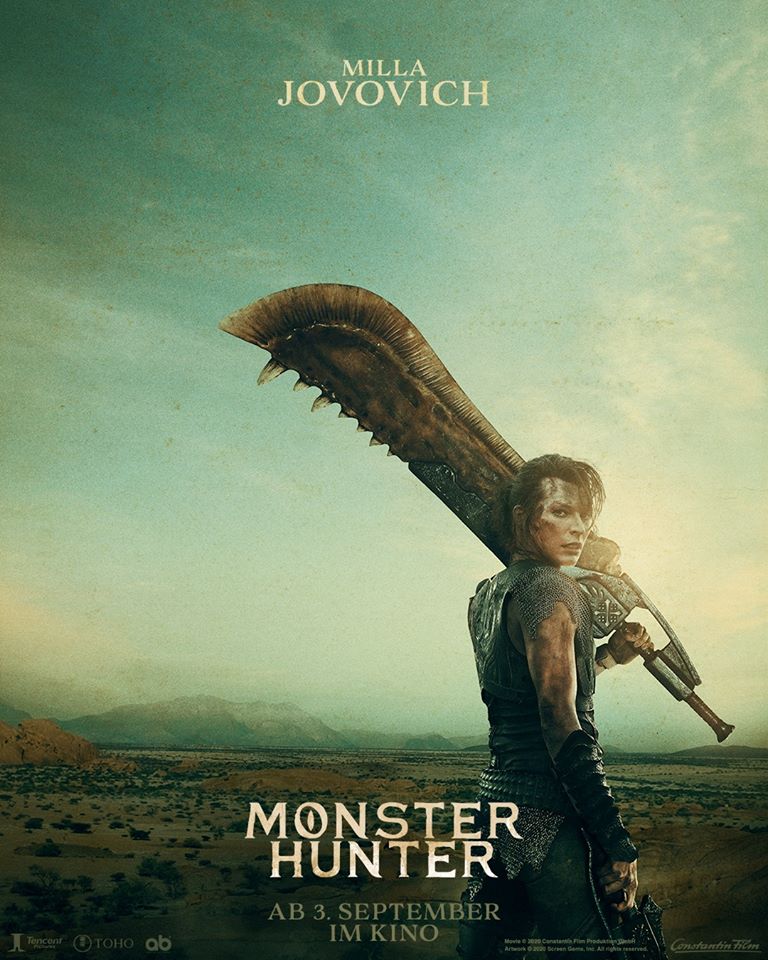 Monster Hunter Poster Jovovich