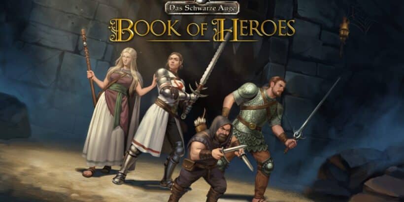 Das Schwarze Auge Book of Heroes Logo