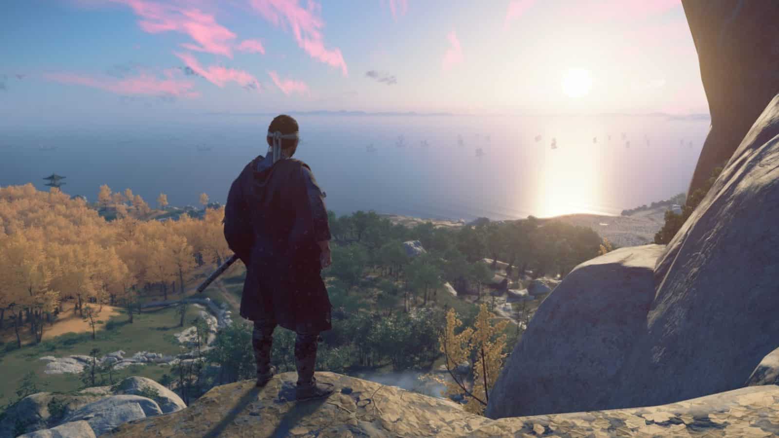 Ghost of Tsushima Jin Sakai Samurai Kampf gegen Mongolen Tsushima Insel