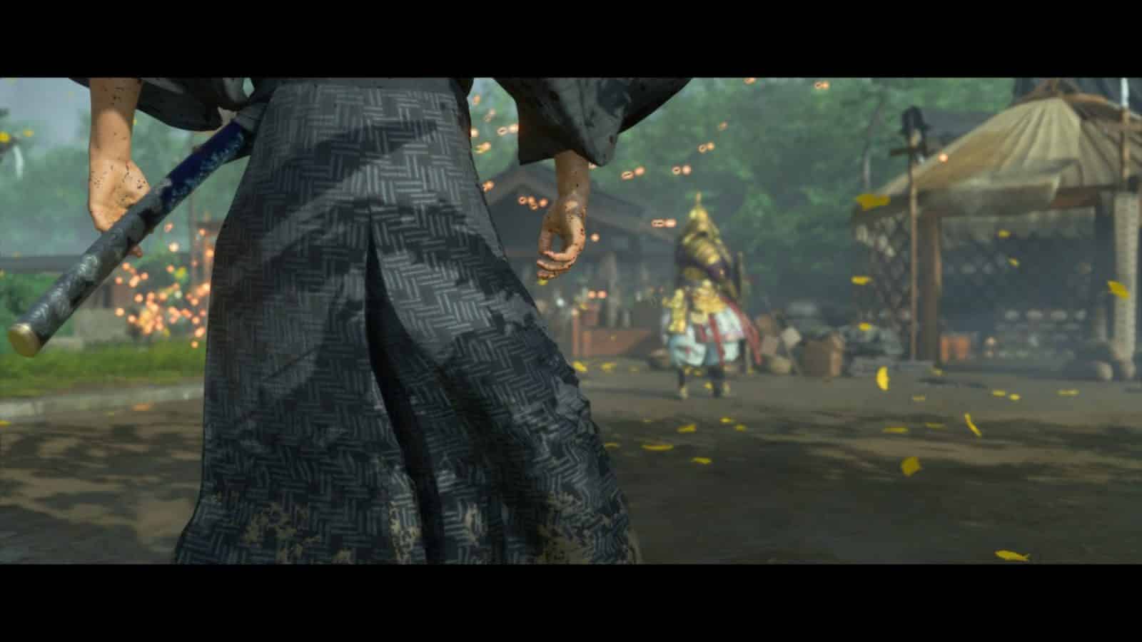 Ghost of Tsushima Kampfsystem Katana Schwertkampf Samurai gegen Mongolen