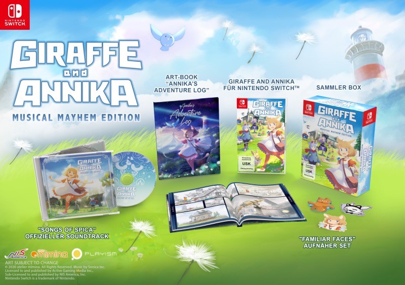 Giraffe und Annika