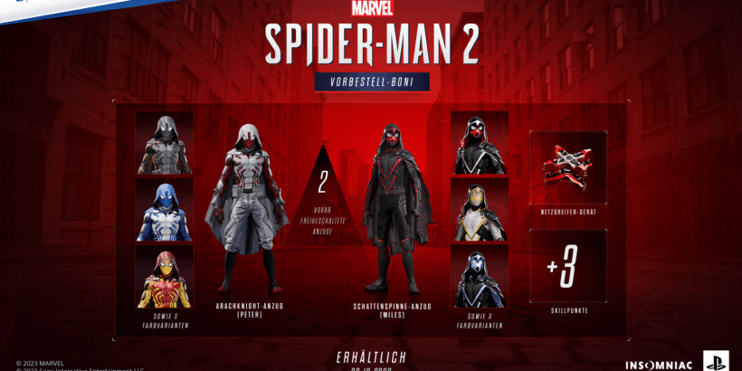Spider Man 2 Vorbesteller Bonus