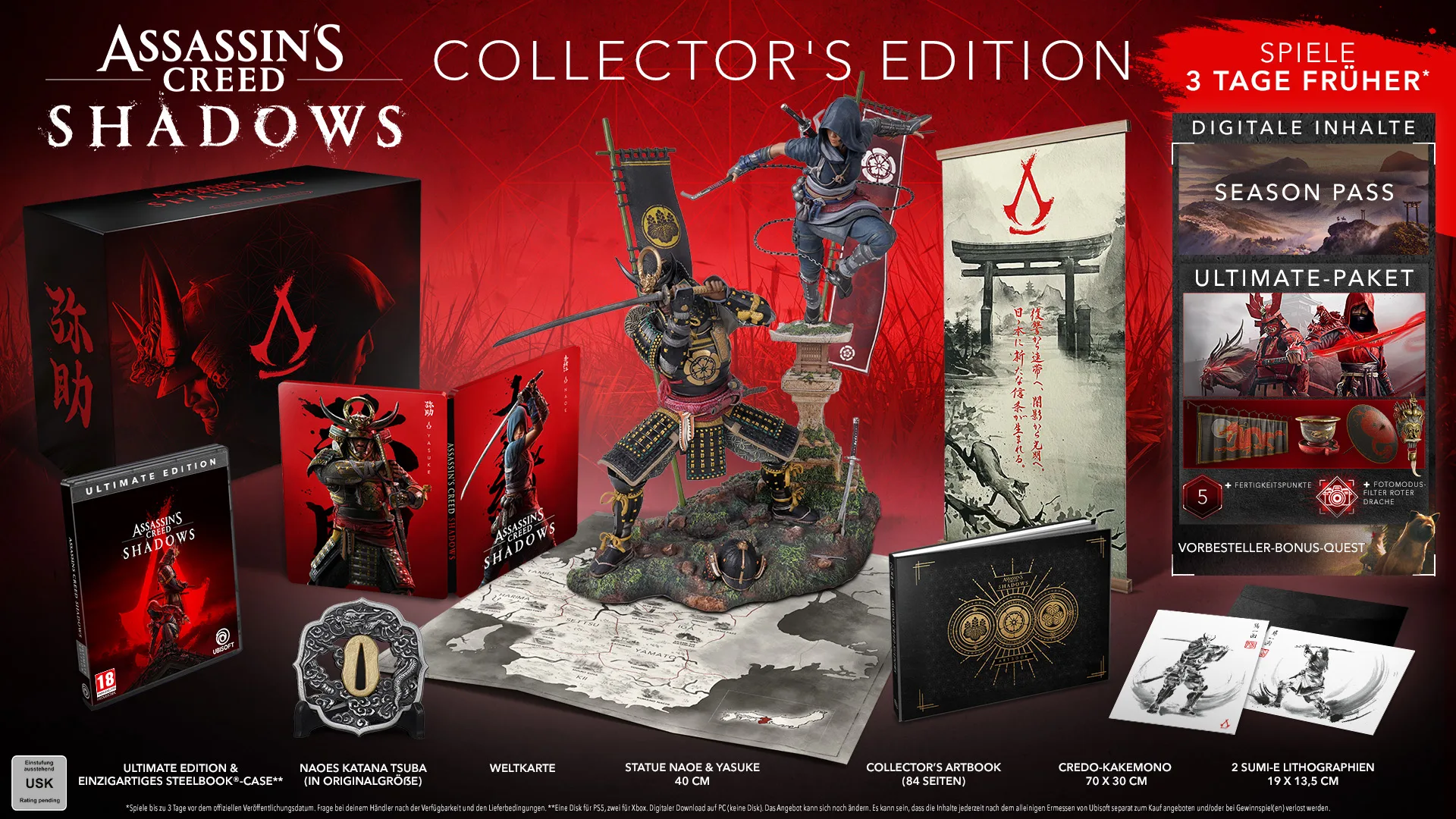 Assassin’s Creed Shadows - Erschafft euer Vermächtnis als Shinobi und Samurai - erhältlich ab 15. November 7 Assassin’s Creed Shadows Collectors Edition