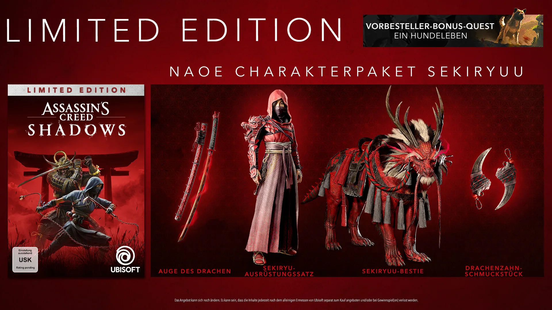 Assassin’s Creed Shadows - Erschafft euer Vermächtnis als Shinobi und Samurai - erhältlich ab 15. November 6 Assassin’s Creed Shadows Editionen