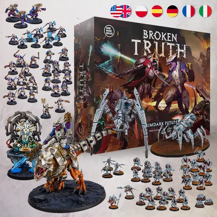 Grimdark Future: Broken Truth – One Page Rules revolutioniert den Tabletop-Markt mit erster Plastik-Starterbox 2 Grimdark Future: Broken Truth