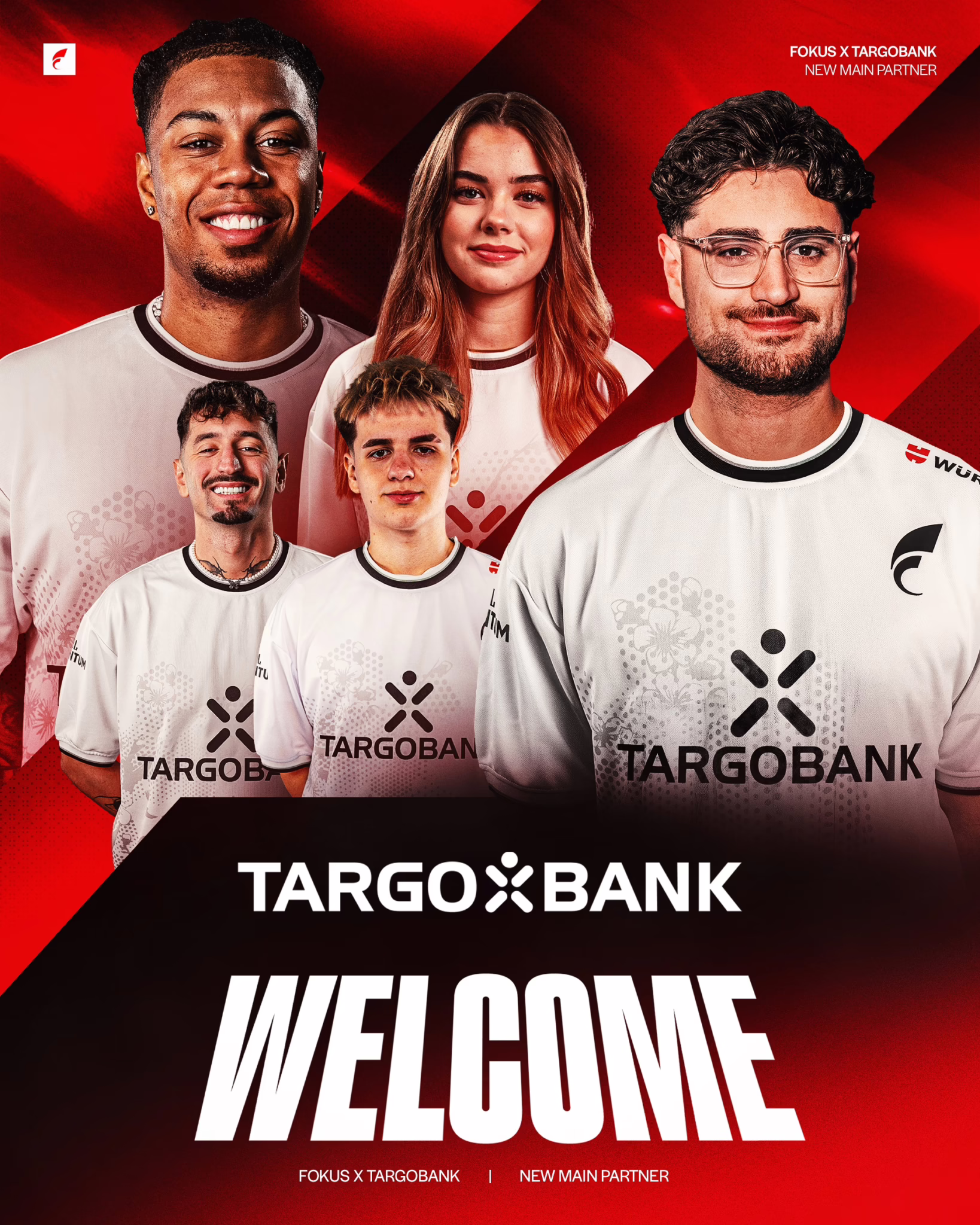 TARGOBANK wird Hauptpartner des eSport-Teams FOKUS Clan 2 TARGOBANK x FOKUS Clan