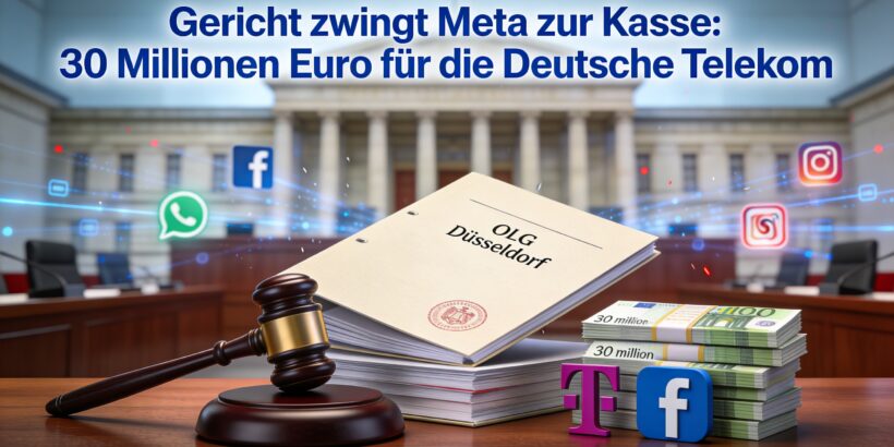 Gericht zwingt Meta zur Kasse: 30 Millionen Euro für die Deutsche Telekom