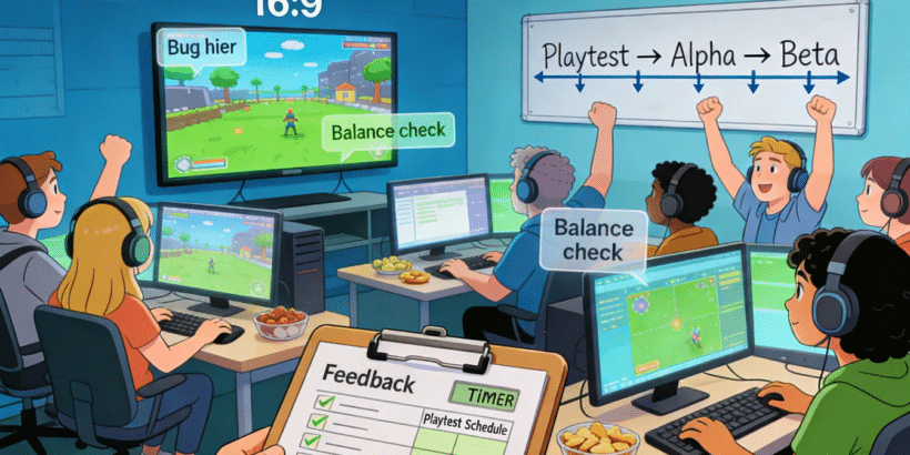 Was ist ein Playtest? Bedeutung, Ablauf und der Unterschied zu Alpha und Beta