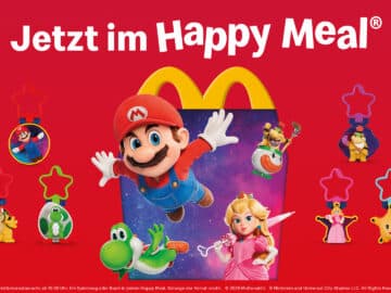 Super Mario Galaxy Film Promotion bei McDonald's