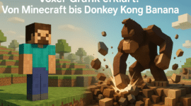 Voxel-Grafik erklärt: Von Minecraft bis Donkey Kong Bananza Voxel-Grafik erklärt: Was sind Voxel in Spielen?