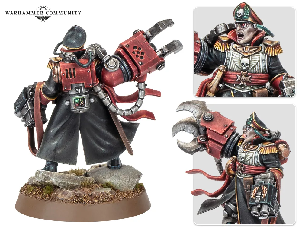 Commissar Sebastian Yarrick kehrt zurück - Neue Warhammer 40.000-Miniatur und Animation zum Retter von Armageddon 3 Commissar Sebastian Yarrick