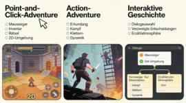 Adventure-Spiele erklärt: Point-and-Click, Action-Adventure und interaktive Geschichten im Überblick 62 Adventure-Spiele erklärt