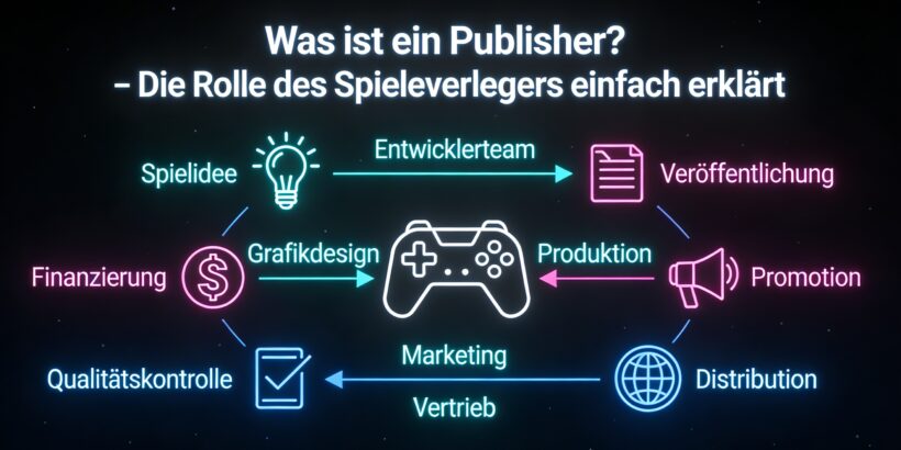 Was ist ein Publisher? – Die Rolle des Spieleverlegers einfach erklärt