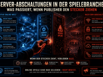 Server-Abschaltungen in der Spielebranche: Was passiert, wenn Publisher den Stecker ziehen