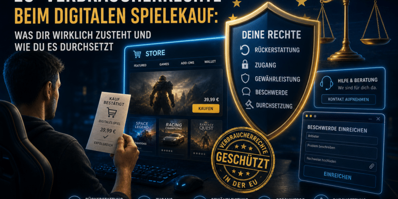 EU-Verbraucherrechte beim digitalen Spielekauf