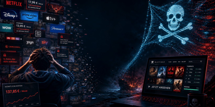 Die Rückkehr der Piraterie: Wie die Streaming-Industrie ihre Kunden wieder in die Illegalität treibt