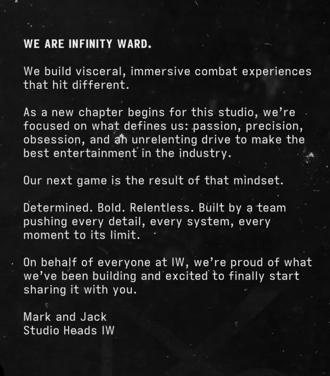 Infinity Ward bestätigt neues Spiel – Reveal beim Xbox Showcase im Juni erwartet 2 Infinity Ward