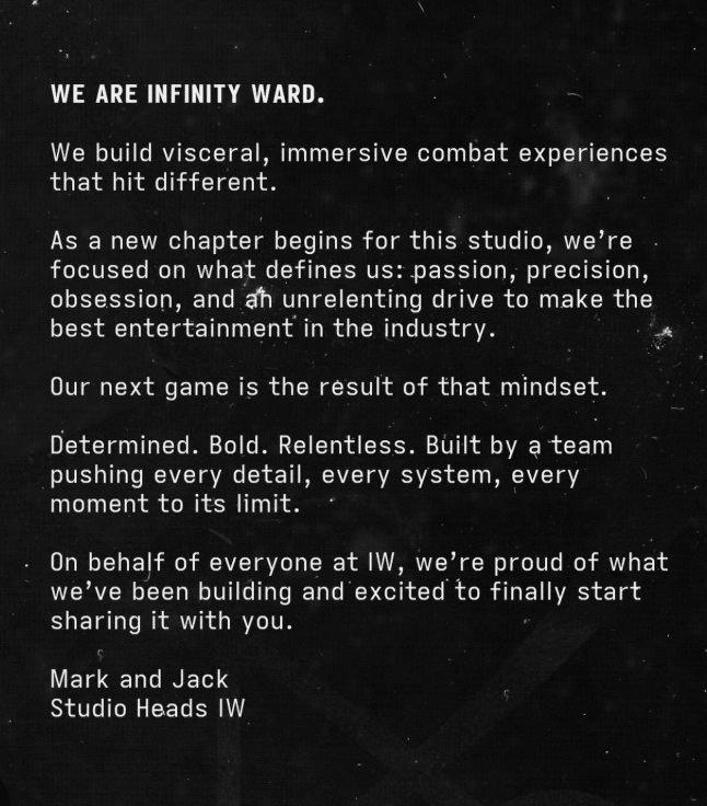 Infinity Ward