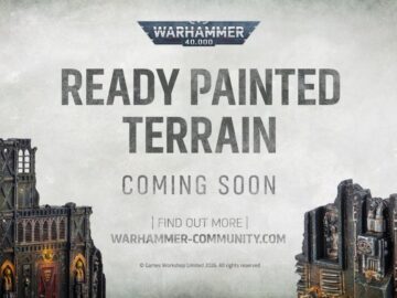vorbemaltes Gelände für Warhammer 40.000