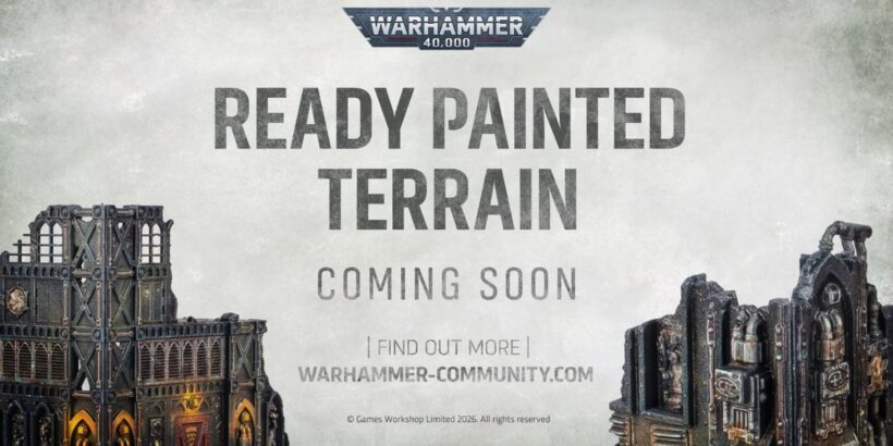 vorbemaltes Gelände für Warhammer 40.000