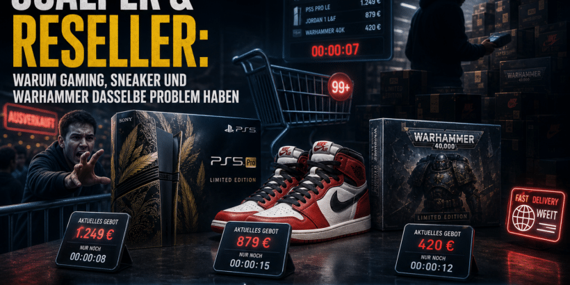 Scalper & Reseller: Warum Gaming, Sneaker und Warhammer dasselbe Problem haben