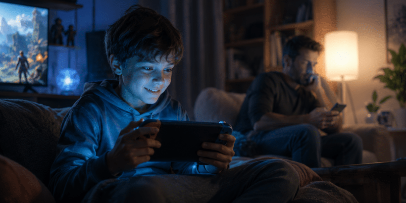 Kinder vermissen Eltern-Interesse am Gaming