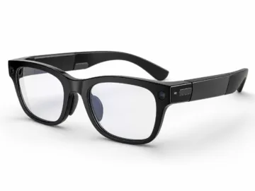 „KI-generiertes Konzeptbild möglicher Apple Smart Glasses – kein offizielles Produktbild"
