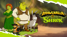 Shrek, Fiona und der gestiefelte Kater sind jetzt in Brawlhalla spielbar Brawlhalla x DreamWorks Animation's Shrek