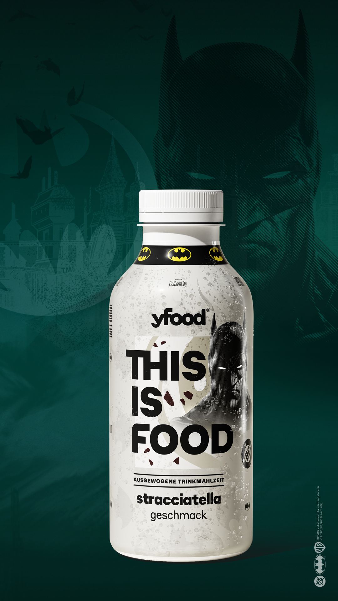 yfood x Batman: Limited Edition mit vier Flaschen startet zur gamescom 3 yfood x Batman: Limited Edition