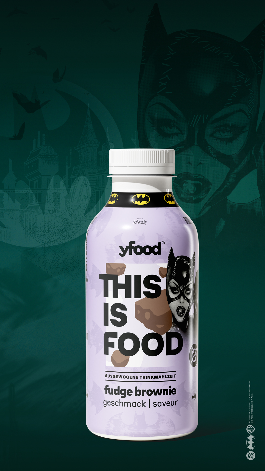 yfood x Batman: Limited Edition mit vier Flaschen startet zur gamescom 5 yfood x Batman: Limited Edition