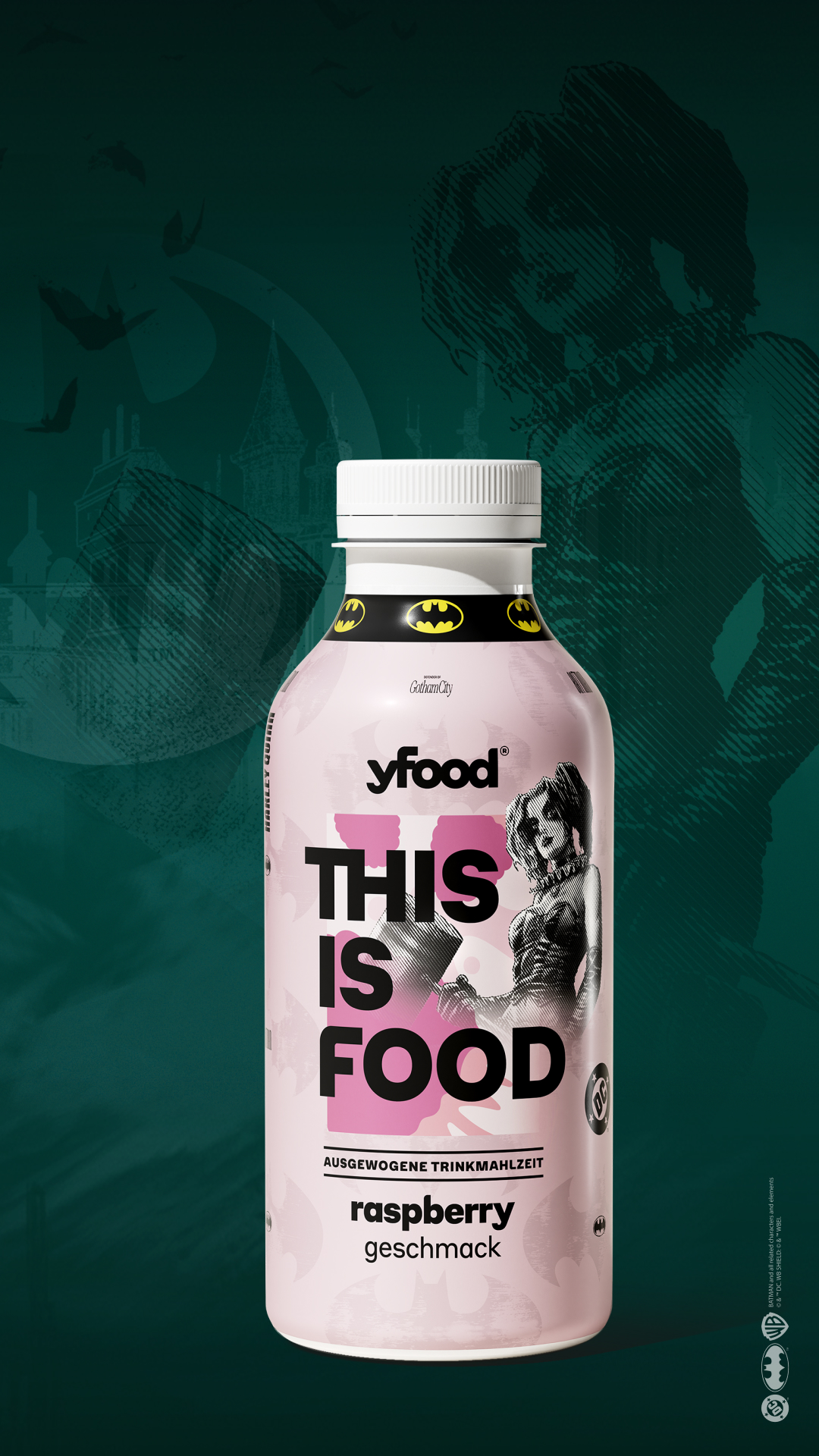 yfood x Batman: Limited Edition mit vier Flaschen startet zur gamescom 6 yfood x Batman: Limited Edition