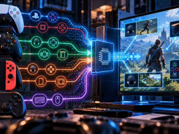 Video Game Controller-Driven Information Transfer