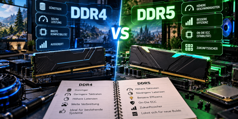 DDR4 vs. DDR5 erklärt