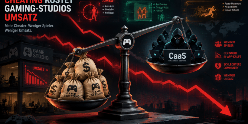 Cheating kostet die Hälfte der Gaming-Studios Umsatz