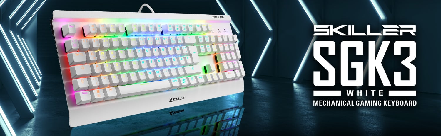 Sharkoon SKILLER SGK3 White
