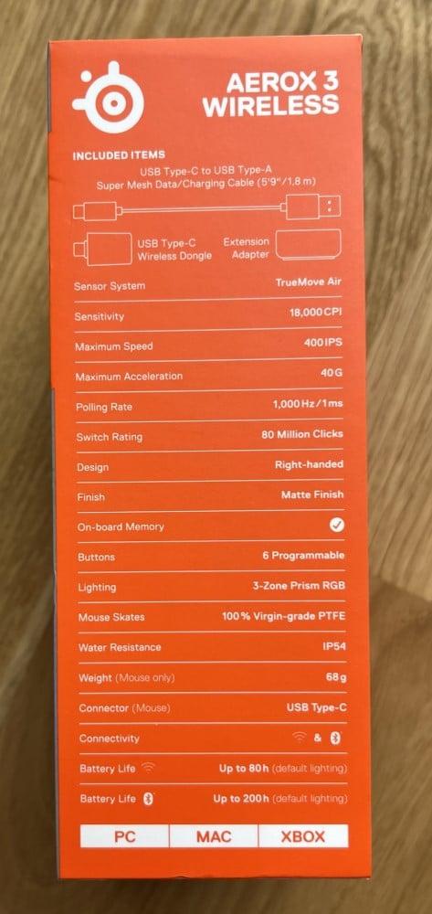 SteelSeries Aerox 3 Wireless